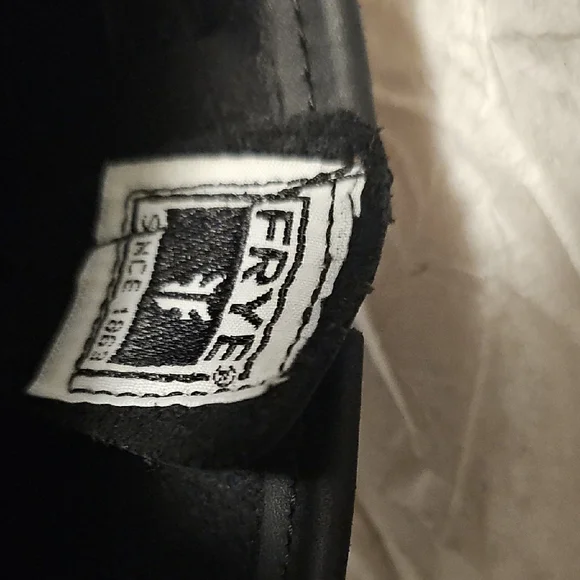 NIB 9.5 Women's Frye Black Leather Engineer Boots - Picture 7 of 8